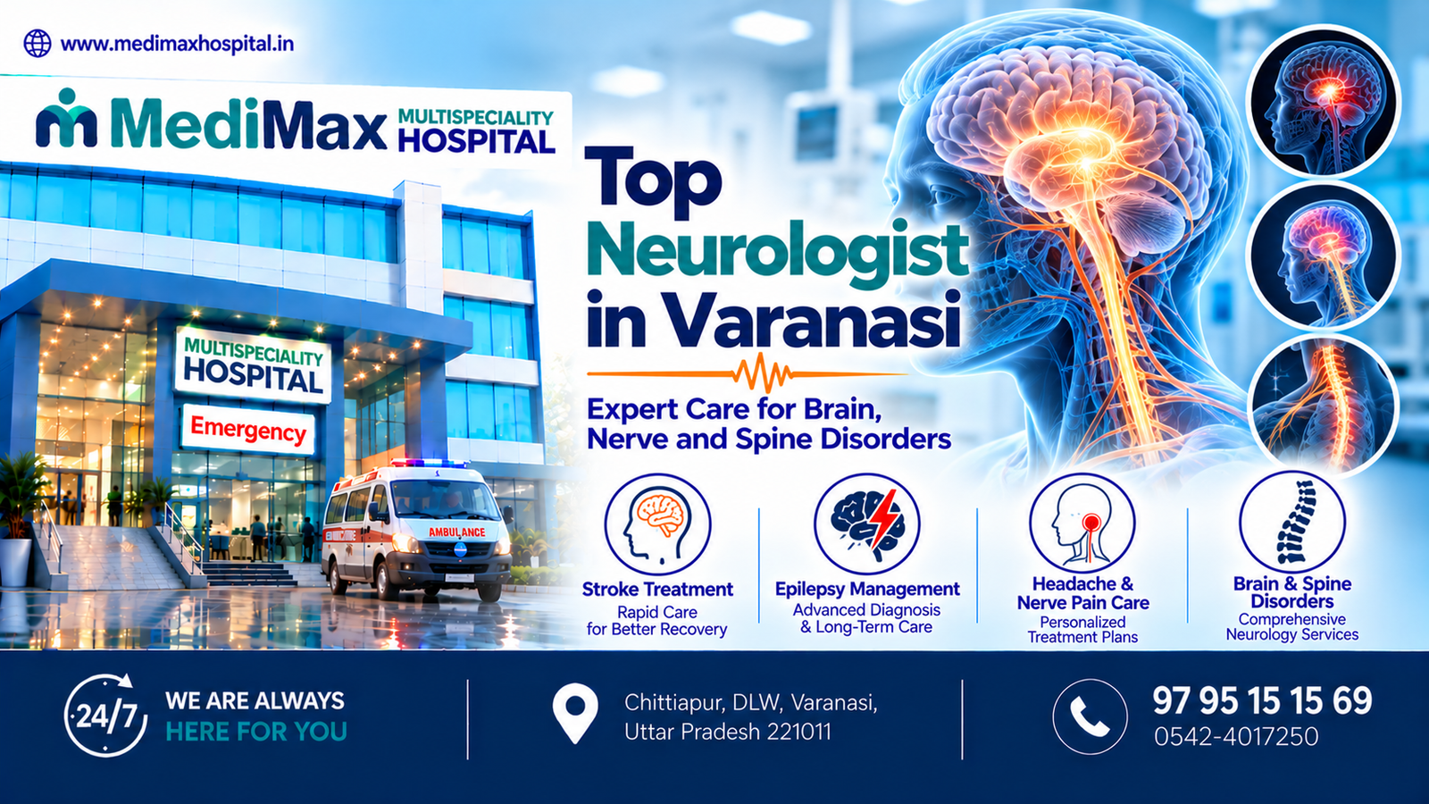 Top 5 Neurologist in Varanasi – Expert Brain & Spine Care