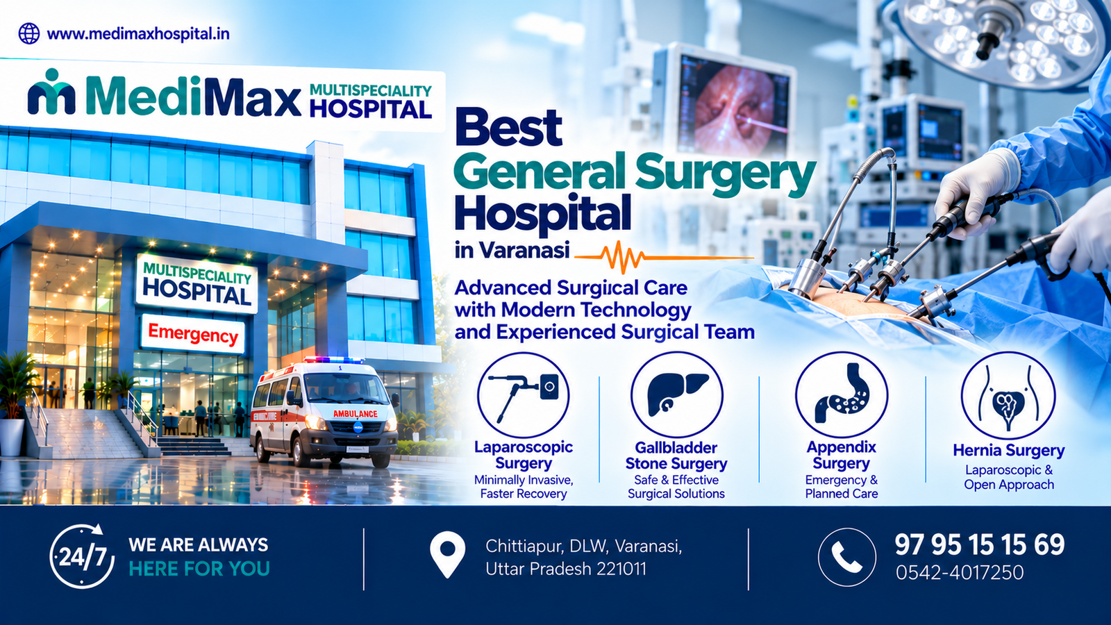 General Surgery Hospital in Varanasi — Advanced Surgical Care